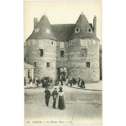 Dieppe, France – Les Vieilles Tours – Postcard Early 20th Century