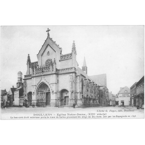 Doullens, France – Église Notre - Dame – Postcard
