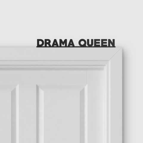 DRAMA QUEEN door topper and door tag