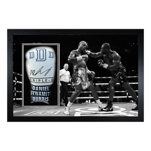 Daniel Dubois v Fabio Wardley Signed White Glove Iconic Frame