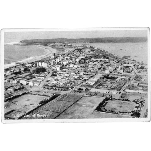 Durban, South Africa Aerial View –Early 20th Century Postcard