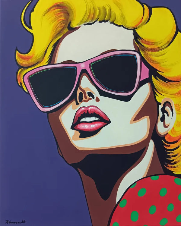 Tim Tilman - Woman with pink glasses