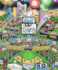 Charles Fazzino (1955) - Go Dodger Blue