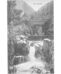 Eaux - Chaudes, Gabas, France – Cascade and Pont de Gabas – Postcard