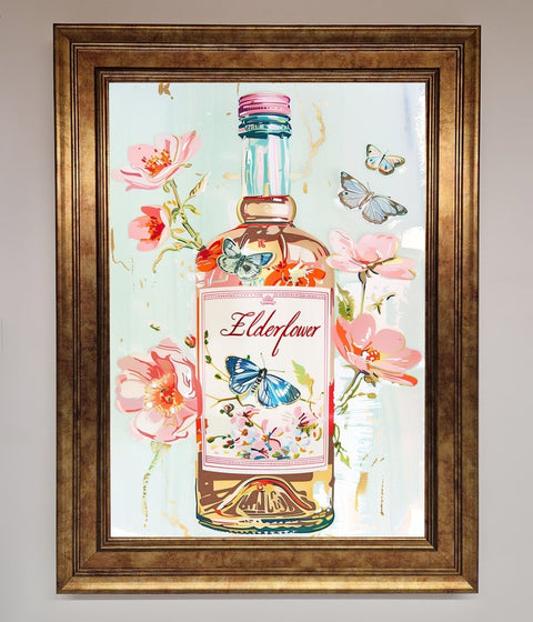 Elderflower Wine Framed Wall Art