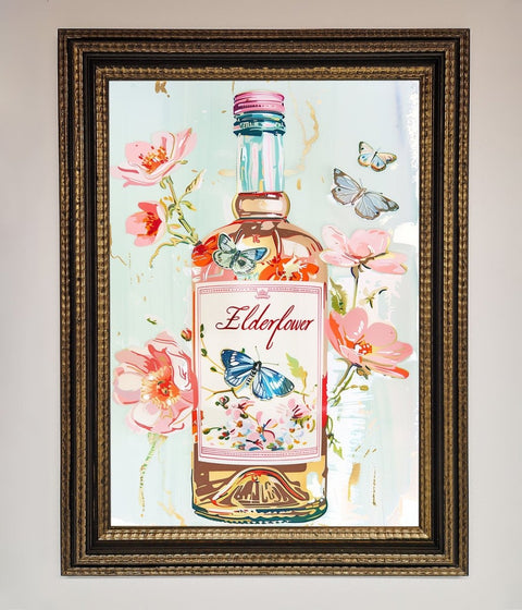 Elderflower Wine Framed Wall Art