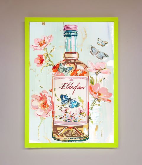 Elderflower Wine Framed Wall Art