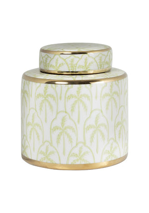 Eleanor Leaf Pattern Canister - Small