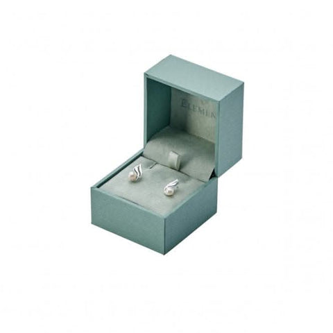 Elements Silberne Ohrstecker mit Zirkonia-Pavé E5522C