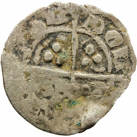 England 1279 - 1307 Edward I Half Penny Coin Silver London Mint