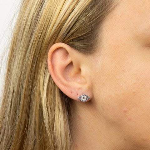 Ohrstecker mit bösem Blick E6007