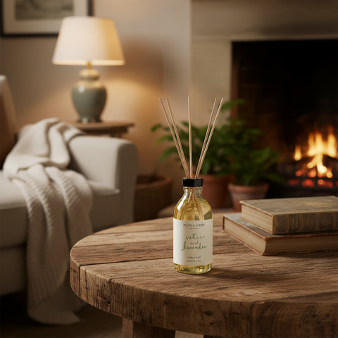 Vetiver & Lavender Diffuser Refill + Free Reeds