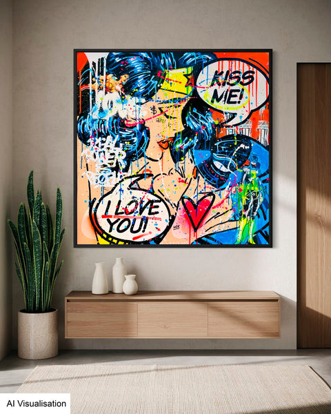 HÖK (1984) - Kiss Me! Batman I Love You - Square XL