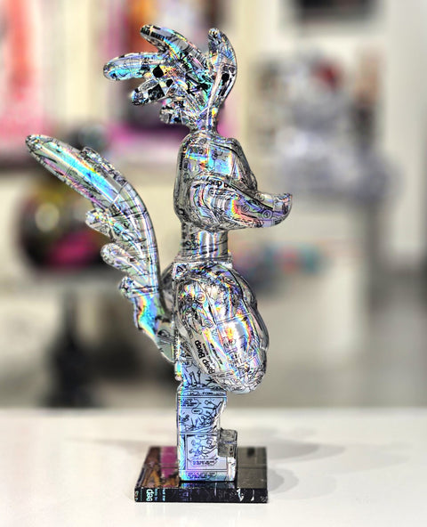 Patryk Konrad - BMW Road Runner comic sculpture - limited holographic edition.
