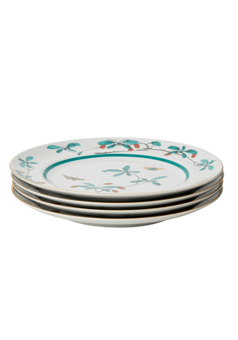 Famille Verte Dessert Plates - Set of 4