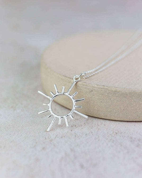 Sun Pendant in Sterling Silver