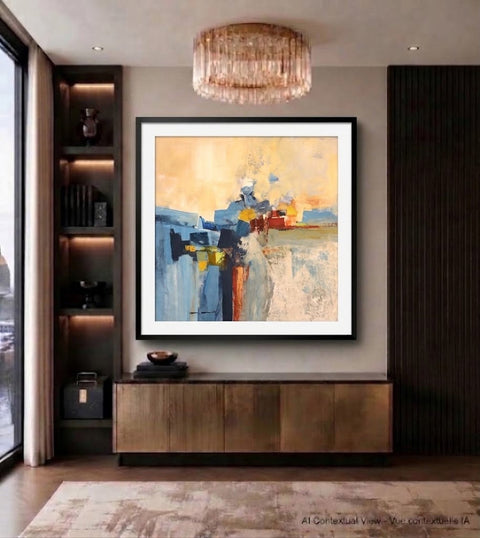 Dam Domido - NO RESERVE PRICE - Là où la lumière se souvient - 95 x 95 cm