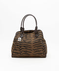 Fendi FF Zebra Tote Bag