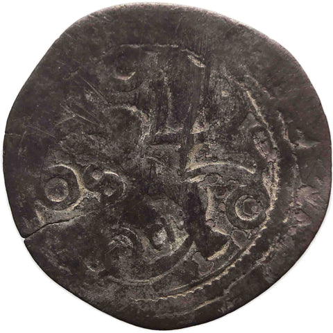 Ferdinand and Isabella 1469 - 1504 1/2 Real Spain Hammered Silver Coin