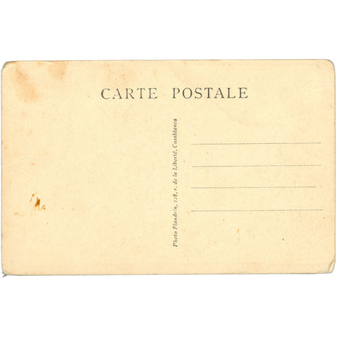 Fez, Morocco Postcard – In the Souks, Traditional Marketplace Scene