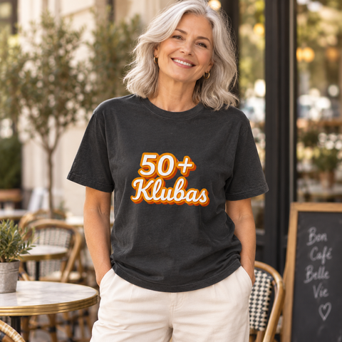 50+ Klubas Lithuanian Birthday Women’s Heavyweight Cotton T-Shirt