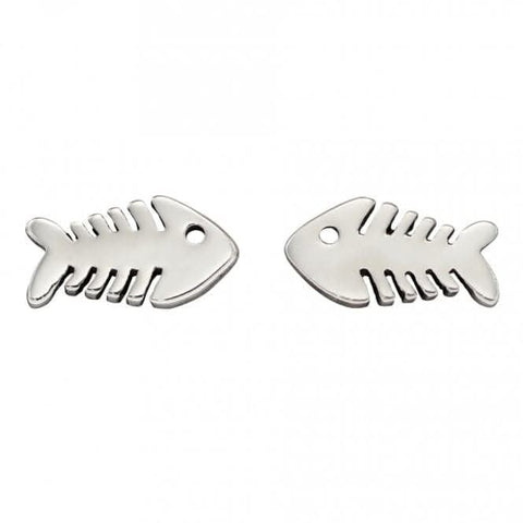 Fischgräten-Ohrstecker A2073