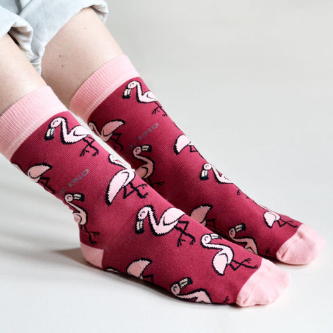 Pink Lover 4 Bamboo Sock Set