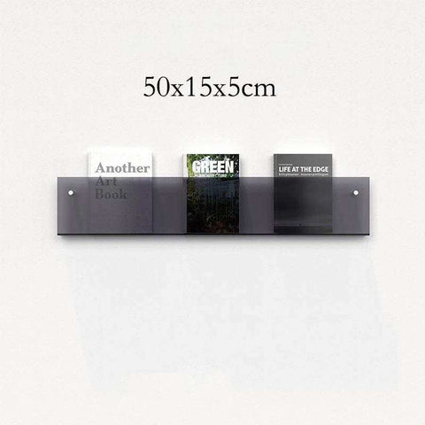 Floating Acrylic Magazine Holder