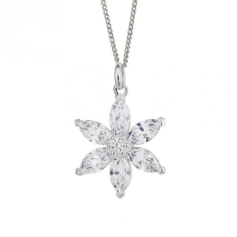 Pendentif Fleur en Zirconium P5236C