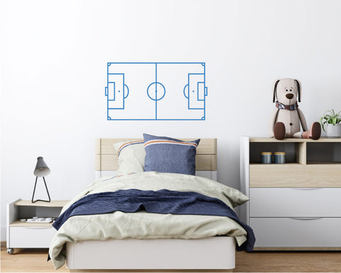 Football Pitch Wall Sticker - Transform Your Space into a Match Day Experience!