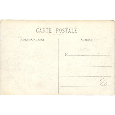 France Marseille City Port View Vintage Postcard