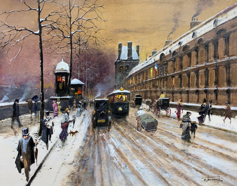 Francesco Tammaro (1939) - Parigi sotto la neve