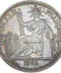 French Indochina. Piastre de commerce 1896 - A