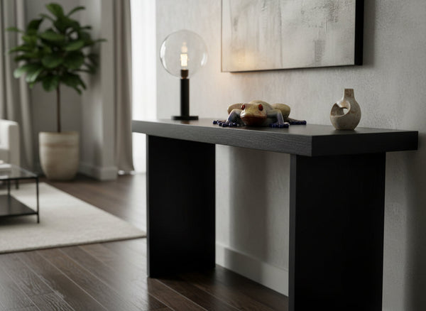 Iridescent Crackle Resin Frog — Handmade Ornament