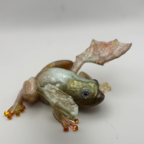 Winged Frog — Handmade Resin Art