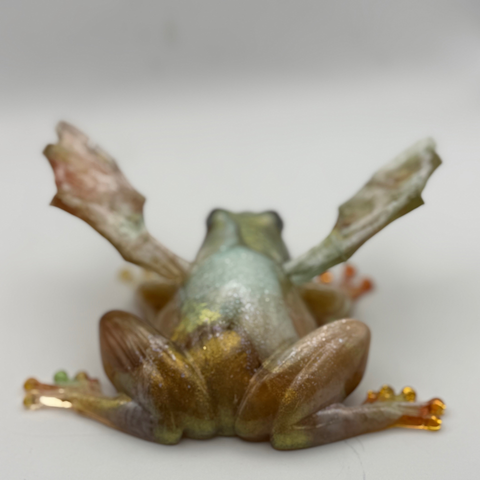 Winged Frog — Handmade Resin Art
