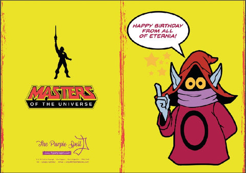 Carte d'anniversaire Orko | He-Man | Carte de vœux | Carte d'anniversaire rétro