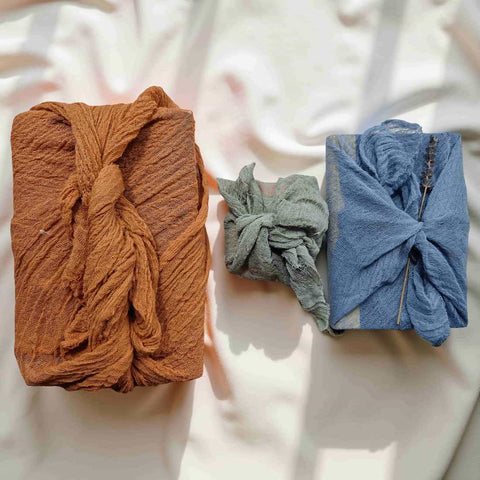Reusable Gauze Furoshiki Gift Wrap