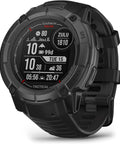 Garmin Instinct 2X SOLAR GPS 50mm Smartwatch, Larger Rugged watch, Tactical edition, Built - in Sports Apps & Health Monitoring