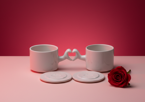 Gestures Cup – Unique Valentine’s Day Coffee Cup Gift for him or her