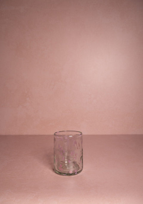 Louisa Confetti Tumbler, Pink - Set of 4