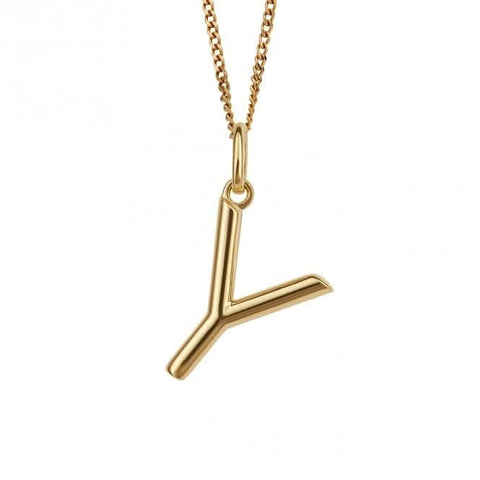 Pendentif lettre initiale Z plaqué or P5152