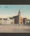 Groote Markt (Grand Place), Poperinghe, Belgium Postcard Vintage