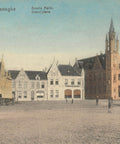 Groote Markt (Grand Place), Poperinghe, Belgium Postcard Vintage