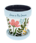 Growing in His Grace Pot with Tray