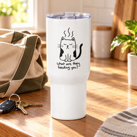 Grumpy Cat – Stainless Steel Travel Mug with Handle