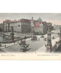 Gruss aus Berlin - Kaiser Wilhelmbrücke mit Schloss Germany Postcard