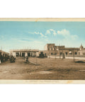 Guercif, Morocco Postcard – Place Principale et l’Église, Early 20th Century