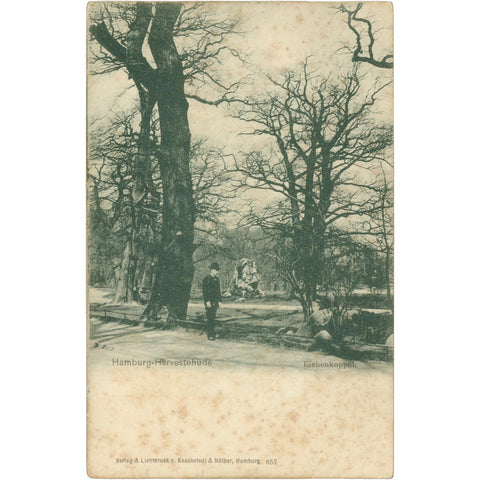 Hamburg, Germany – Harvestehude, Eichenkoppel – Postcard