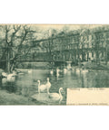 Hamburg, Germany - Partie an der Alster Postcard Early 20th Century